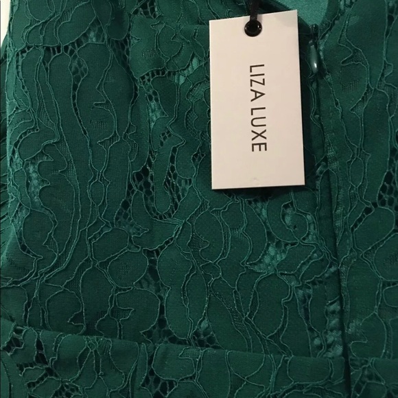 Spearmint Green Liza Luxe Lacey Dress XL NWT Lined Bridesmaids Multiple! - Picture 9 of 12
